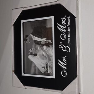Mr. & Mrs. ... From This Day Forward Wedding 4x6 Photo Frame NWT
